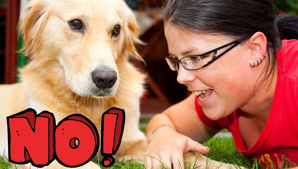 La conducta que seguramente tienes con tu perro pero que deberías erradicarla